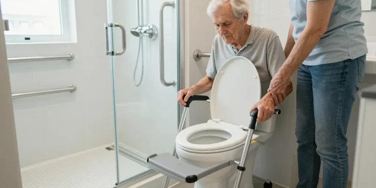 aide pour salle de bain personne agee