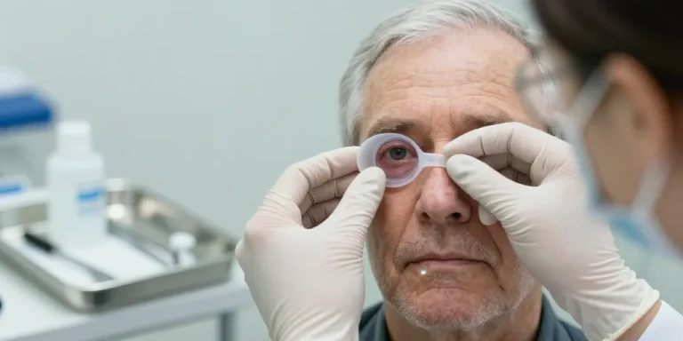 comment mettre coque oeil cataracte