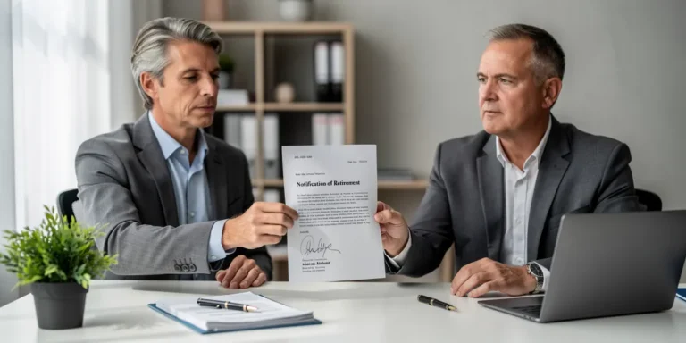 lettre de depart en retraite pour employeur