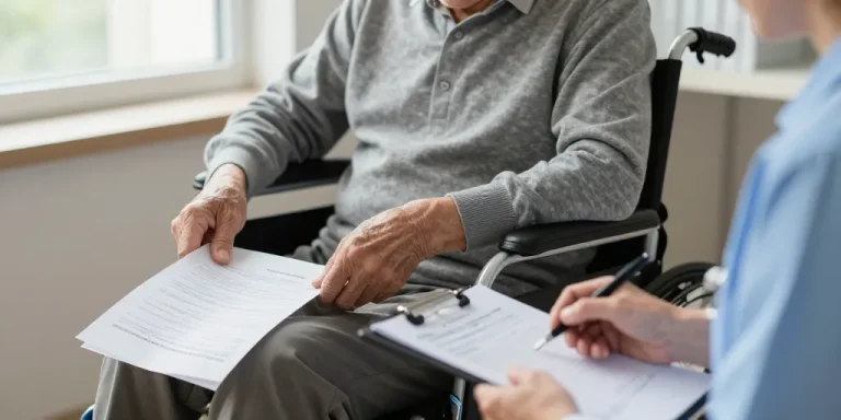 fauteuil personne agée prise en charge