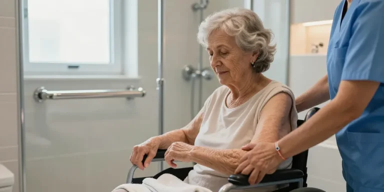 quel âge pour aide salle de bain