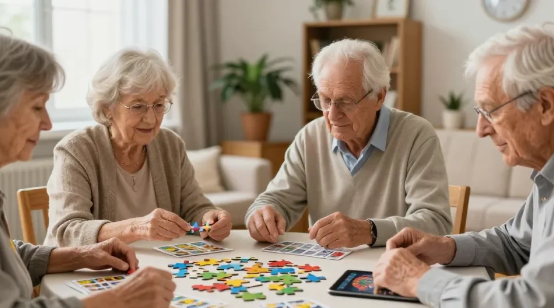 activités cognitives pour personnes âgées