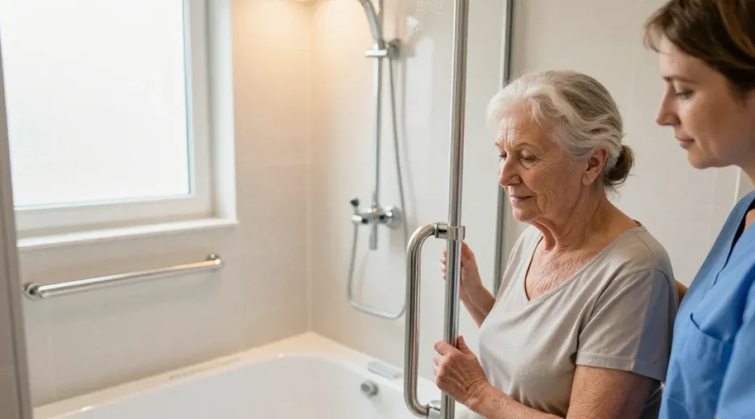 baignoire avec douche intégrée