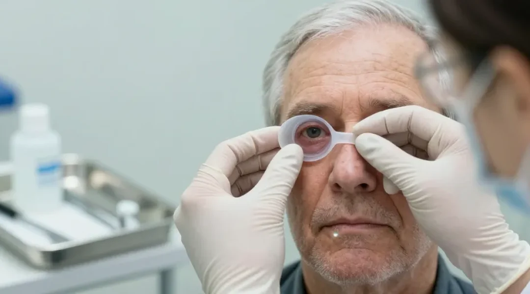 comment mettre coque oeil cataracte