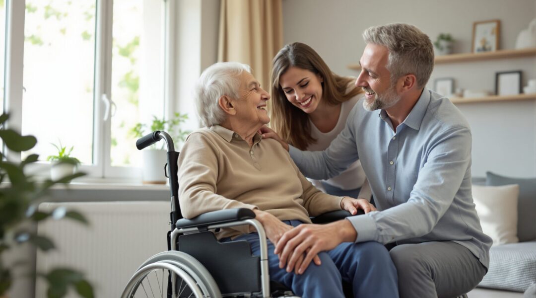 fauteuil roulant personne âgée
