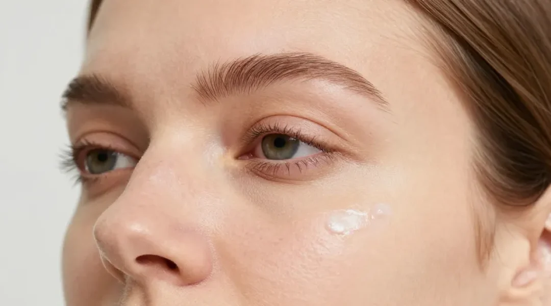 peau granuleuse sous les yeux
