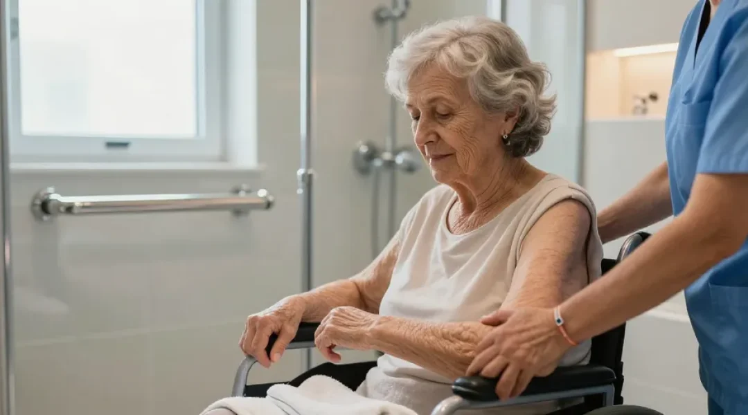 quel âge pour aide salle de bain